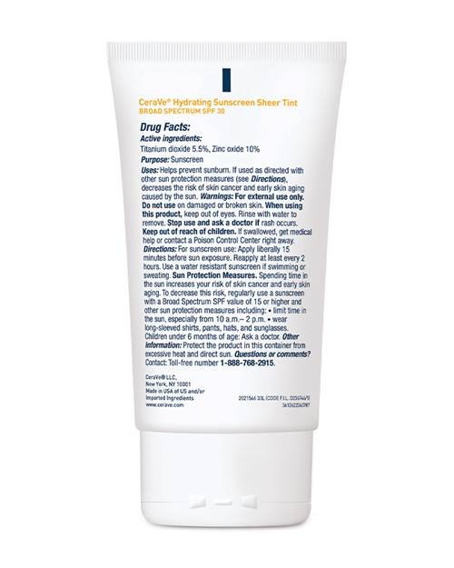 Hydrating Mineral Sunscreen SPF 30 Face Sheer Tint