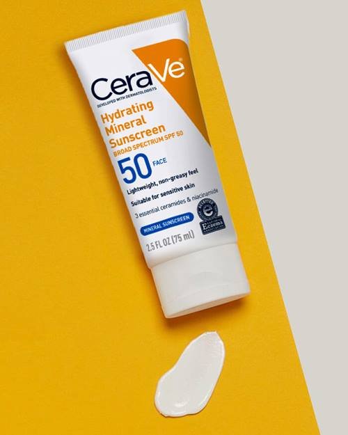 Hydrating Mineral Sunscreen SPF 50 Face Lotion