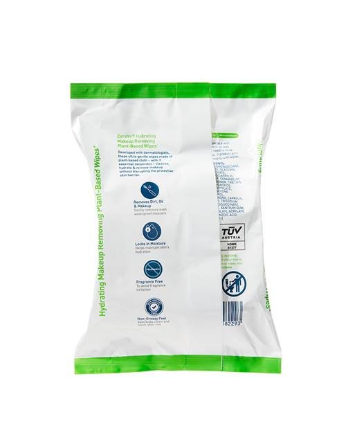 Hydrating Makeup Removing Plant-Based Wipes